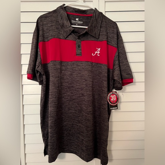 Alabama Crimson Tide Colosseum Nelson Polo - Black - Picture 2 of 4